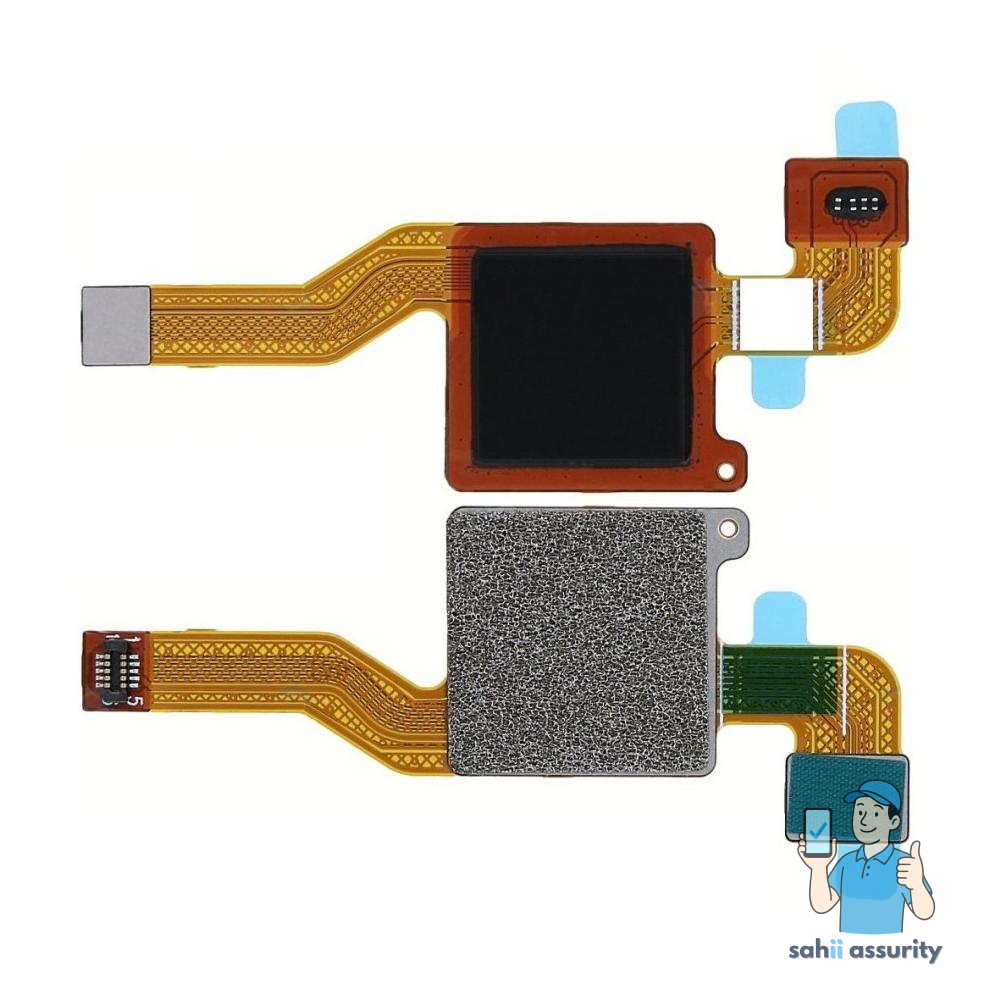 Fingerprint Sensor with Flex Cable for Xiaomi Redmi Note 5 Pro Black